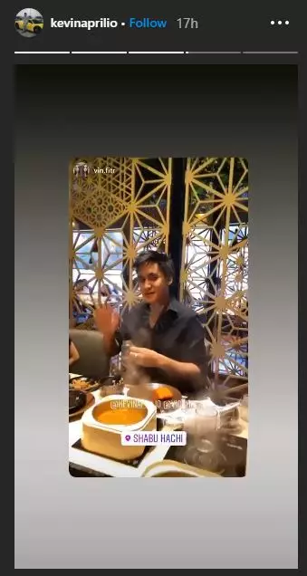 kevin aprilio potong rambut Instagram