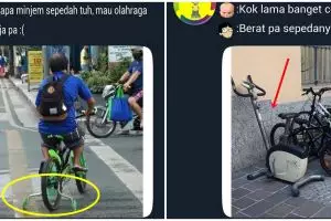 10 Meme lucu orang bersepeda ini absurdnya bikin geleng kepala