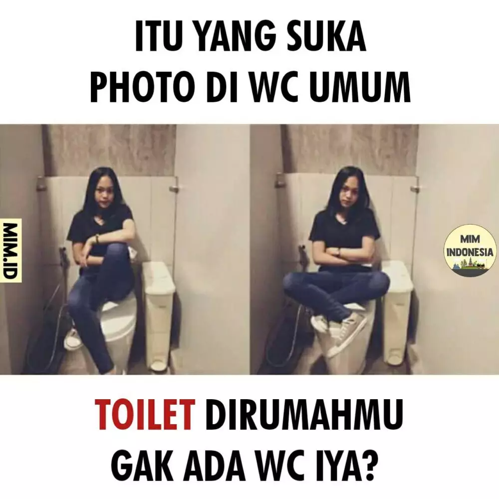 Meme toilet Berbagai Sumber