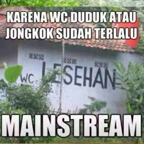 Meme toilet Berbagai Sumber