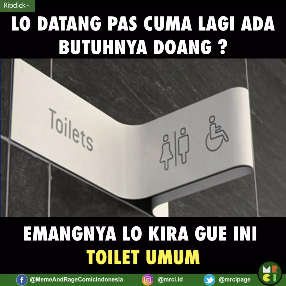 Meme toilet Berbagai Sumber