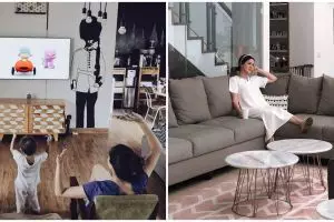 Potret ruang keluarga di rumah 10 seleb, suasananya cozy