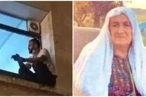 Kisah sedih anak dari balik jendela temani ibunya yang positif corona