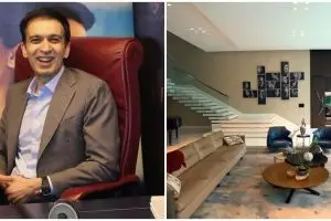 13 Potret rumah Manoj Punjabi, bak hotel bintang lima