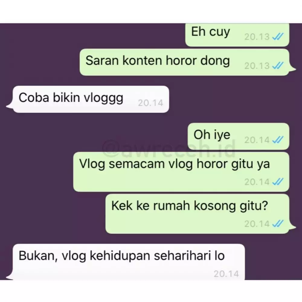 chat lucu temen ngeyel © 2020 instagram.com