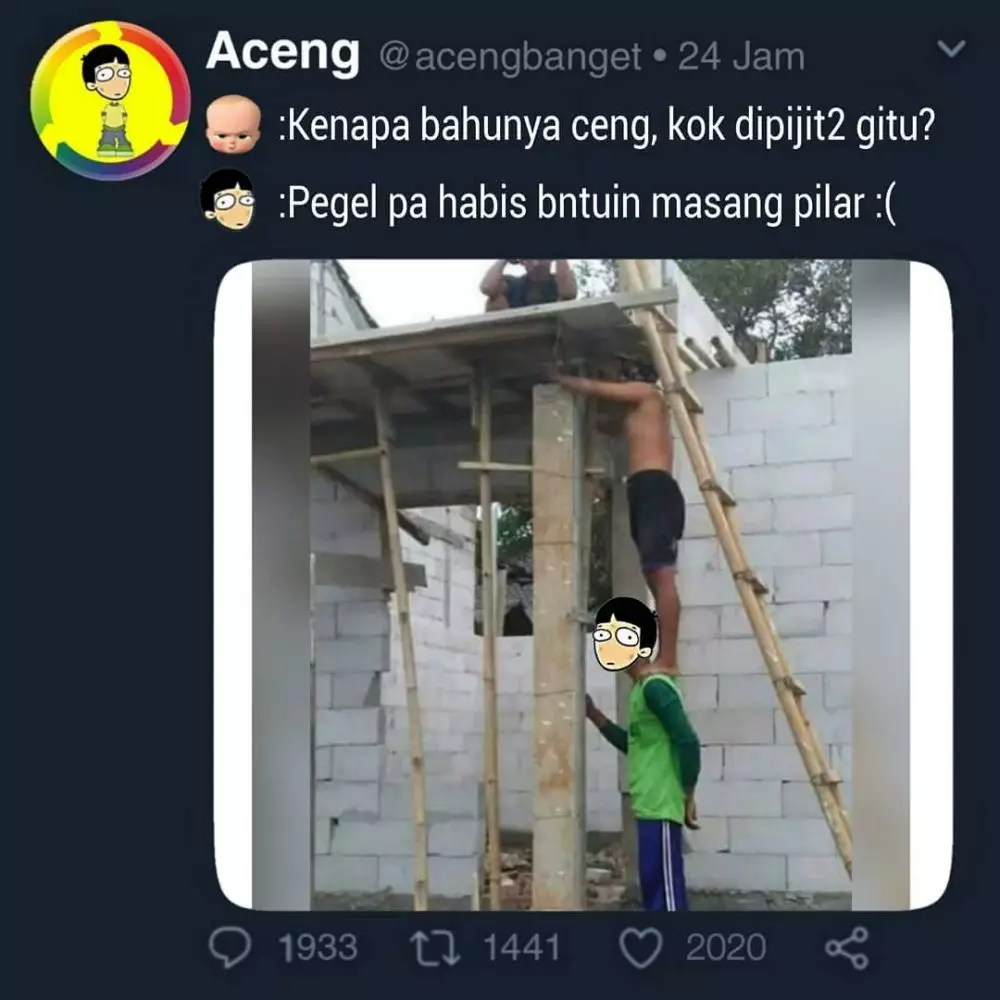 meme lucu pekerjaan berat © 2020 instagram.com meme lucu pekerjaan berat © 2020 instagram.com