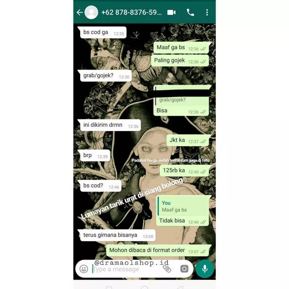 permintaan nyeleneh pelanggan olshop © 2020 instagram.com permintaan nyeleneh pelanggan olshop © 2020 instagram.com