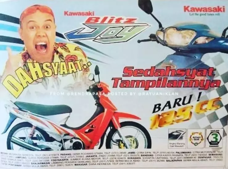 iklan seleb otomotif Instagram