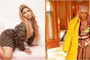 5 Gaya Nicki Minaj umumkan kehamilan anak pertama, pakai bra unik