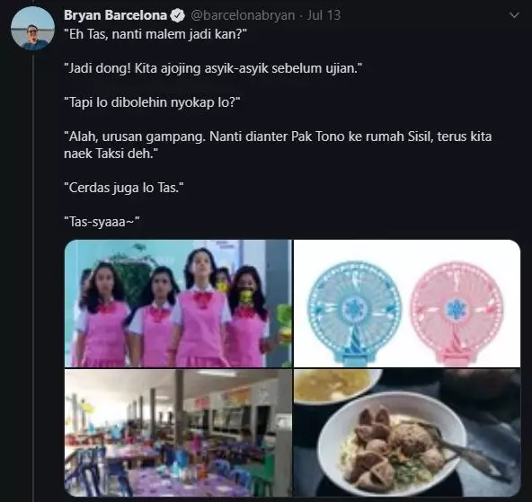 Dialog adegan sinetron twitter