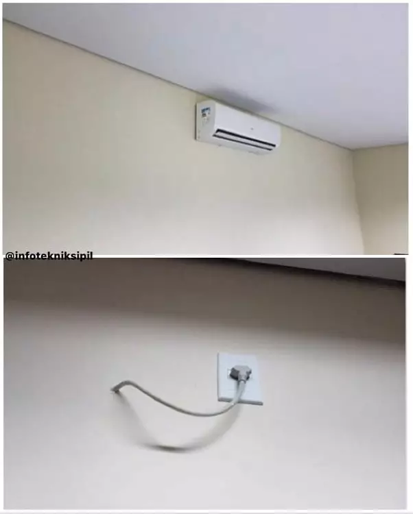 pasang ac nggak sesuai prosedur Berbagai Sumber