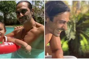 Sempat disembunyikan, ini 11 potret gemas anak ke-3 Arjun Rampal