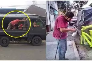 10 Momen lucu kerja sama bapak-bapak ini bikin ketawa