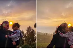 9 Momen keluarga Ashanty liburan, ajak Atta & Thariq Halilintar