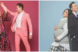 10 Potret maternity Ussy Sulistiawaty dalam berbagai tema, keren abis