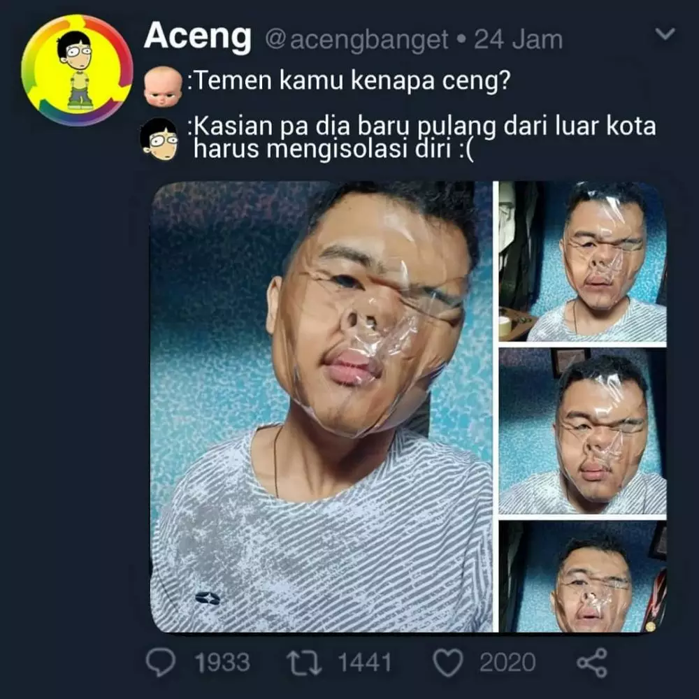 meme lucu mempersulit diri sendiri © 2020 instagram.com