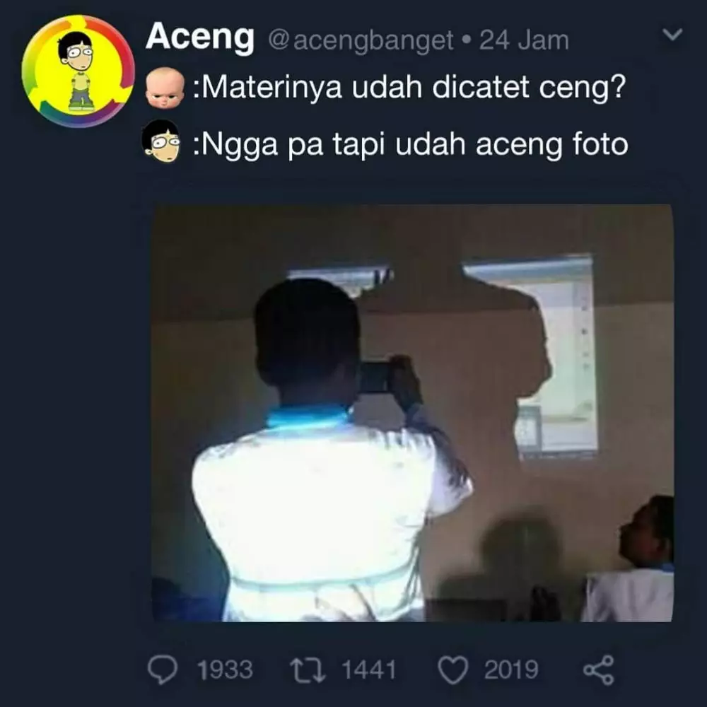 meme lucu mempersulit diri sendiri © 2020 instagram.com