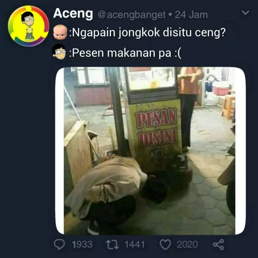 meme lucu mempersulit diri sendiri © 2020 instagram.com