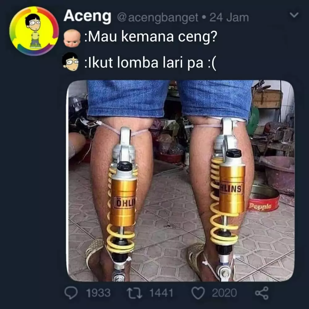 meme lucu mempersulit diri sendiri © 2020 instagram.com