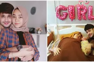 6 Momen bahagia Meidian Maladi dan istri karuniai buah hati pertama