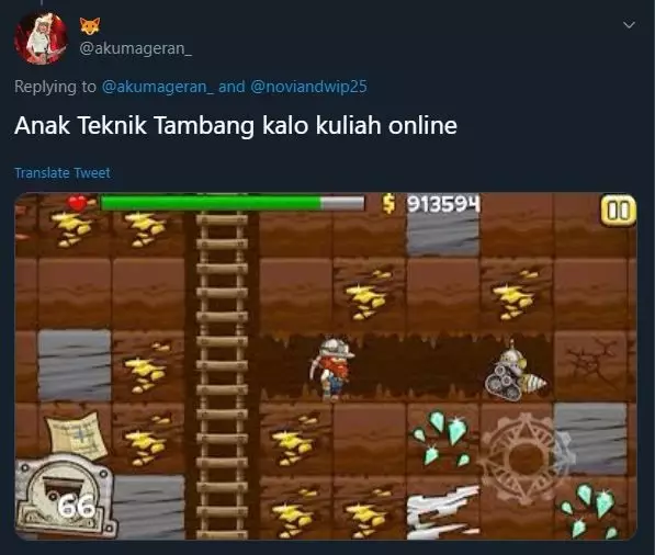 kuliah online lucu Twitter