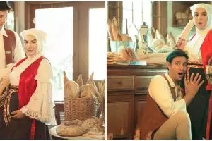 6 Potret maternity Irish Bella & Ammar Zoni, bertema Baked with Love