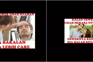 10 Meme lucu 'kalau cewek udah nyaman' ini harusnya bikin cowok sadar