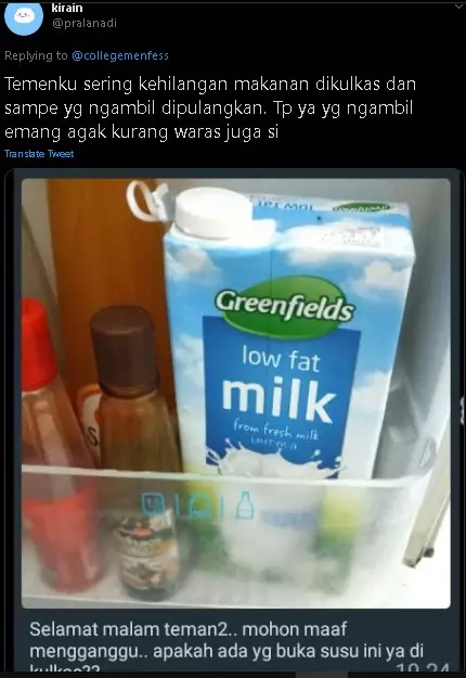 Curhatan hilang di kulkas Berbagai sumber Curhatan hilang di kulkas Berbagai sumber