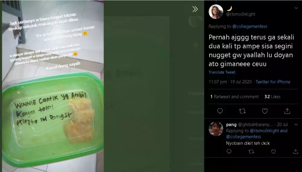 Curhatan hilang di kulkas Berbagai sumber Curhatan hilang di kulkas Berbagai sumber