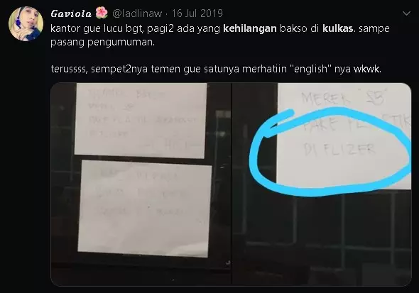 Curhatan hilang di kulkas Berbagai sumber Curhatan hilang di kulkas Berbagai sumber
