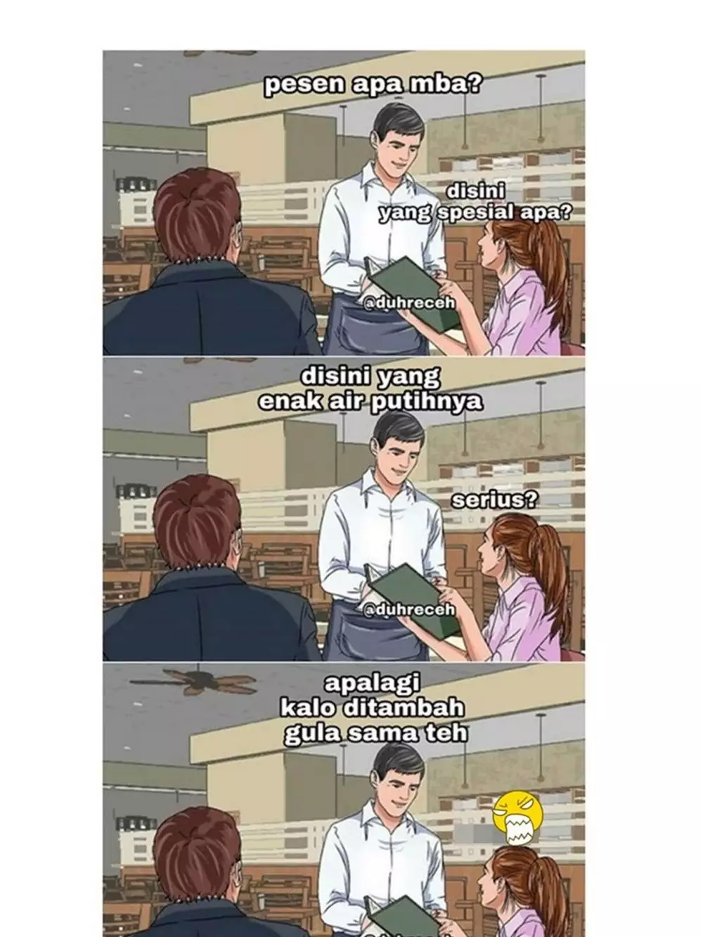 Meme pesan makanan berbagai sumber