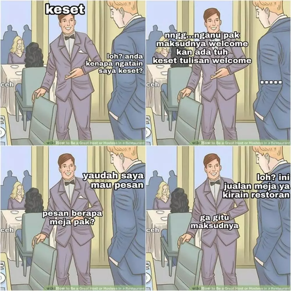 Meme pesan makanan berbagai sumber
