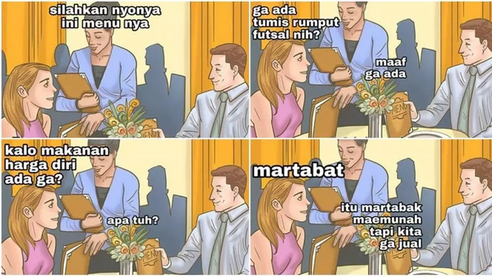 Meme pesan makanan berbagai sumber