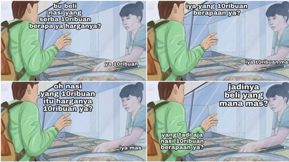 Meme pesan makanan berbagai sumber