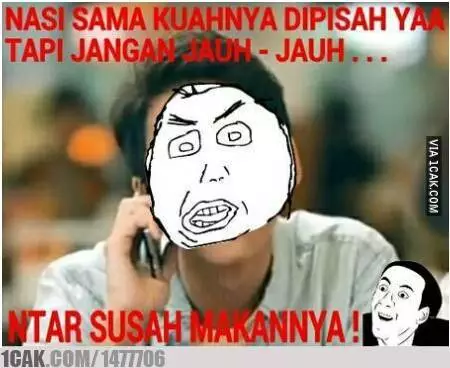 Meme pesan makanan berbagai sumber