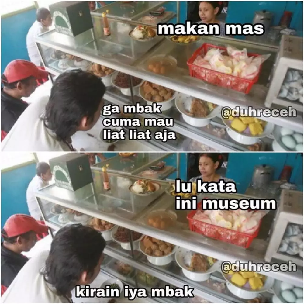 Meme pesan makanan berbagai sumber