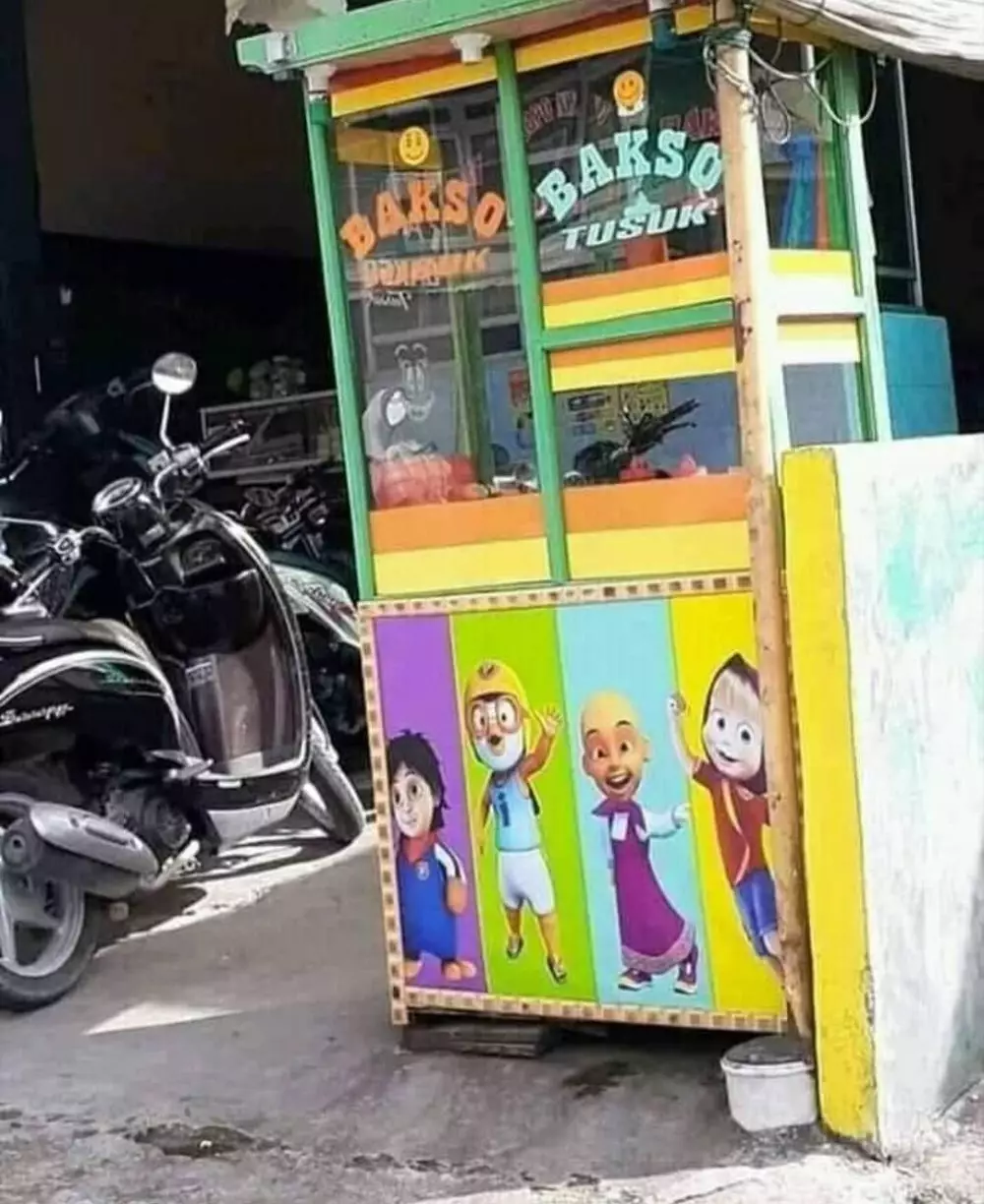 penampakan gambar gerobak jualan © 2020 instagram.com