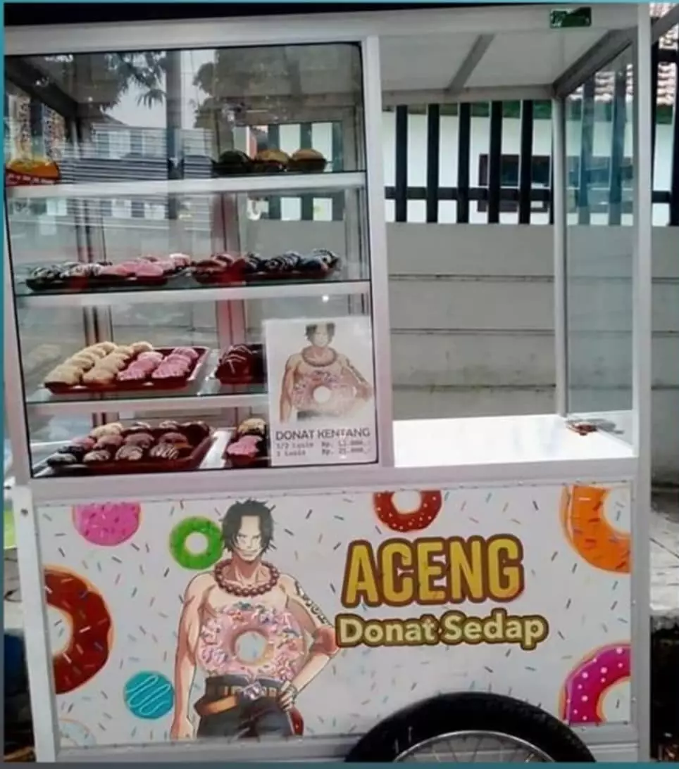 penampakan gambar gerobak jualan © 2020 instagram.com