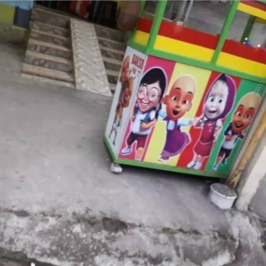 penampakan gambar gerobak jualan © 2020 instagram.com