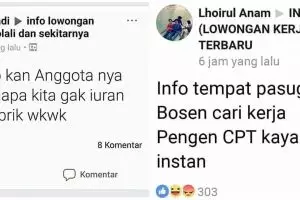 10 Status FB lucu di grup pencari kerja ini bikin geleng kepala