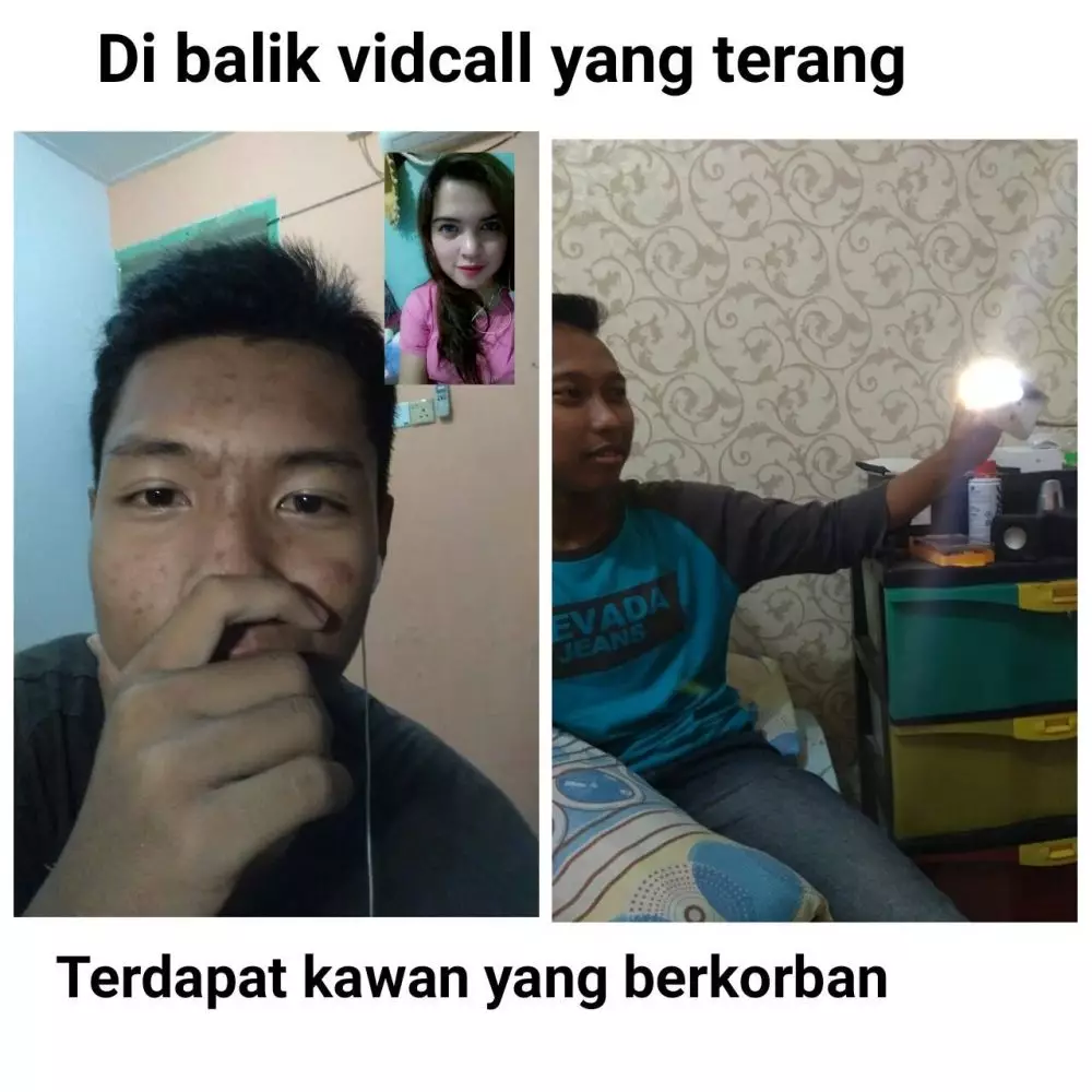 Meme saat video call Berbagai sumber Meme saat video call Berbagai sumber