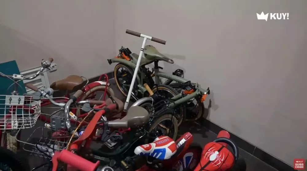 garasi motor sepeda Raffi YouTube