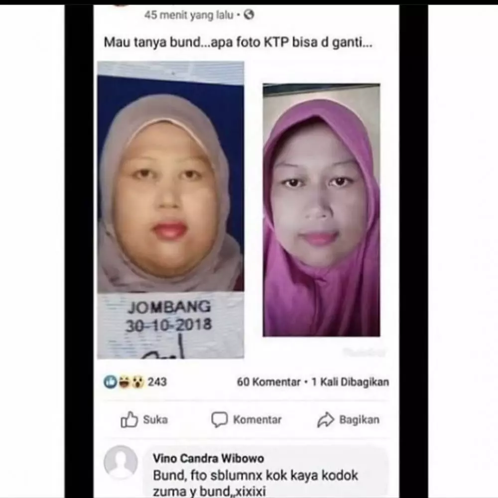 status fb lucu masalah emak © 2020 instagram.com