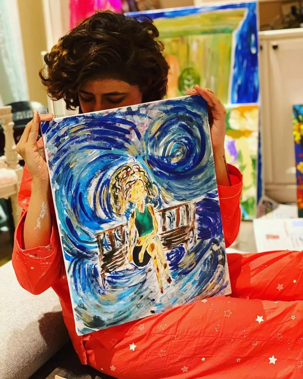 seleb punya bakat melukis Berbagai Sumber