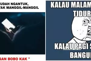 10 Meme lucu rutinitas orang-orang yang suka begadang