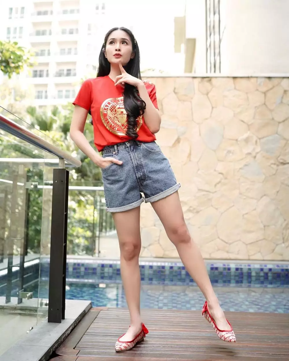 Gaya Sandra Dewi bak ABG  Instagram