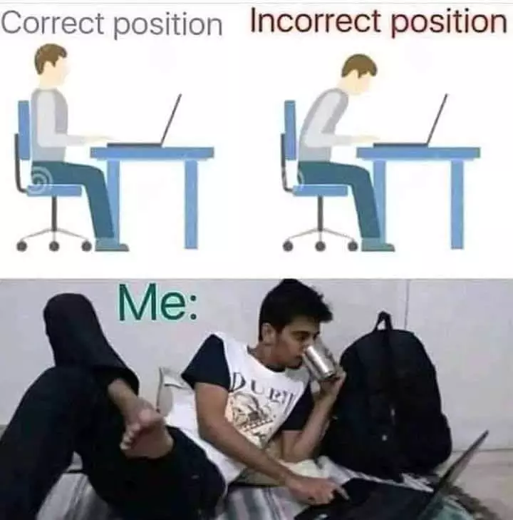 meme tipe orang ngerjain tugas © 2020 instagram.com