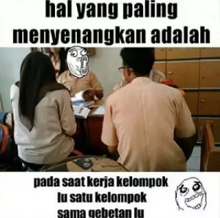 meme tipe orang ngerjain tugas © 2020 instagram.com