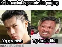 Meme rambut gondrong Berbagai sumber Meme rambut gondrong Berbagai sumber
