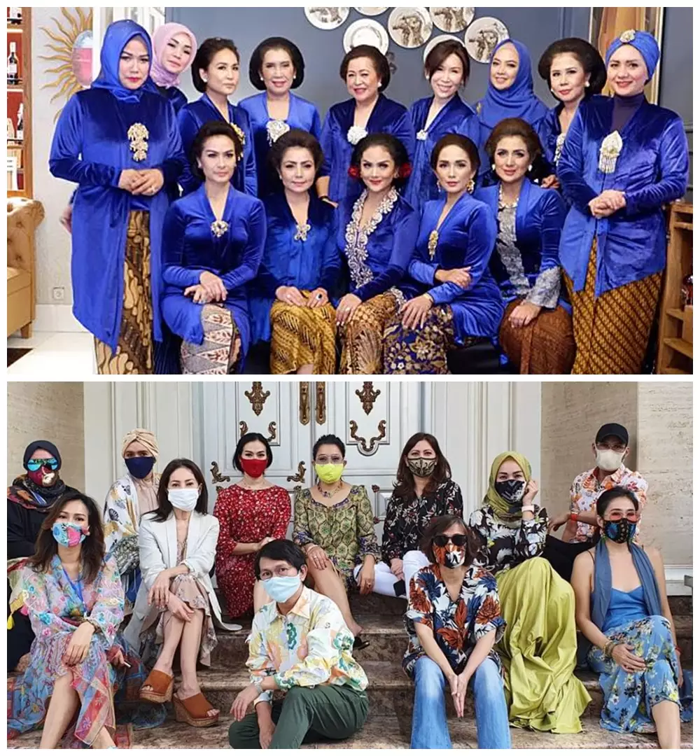 beda gaya geng arisan seleb berbagai sumber